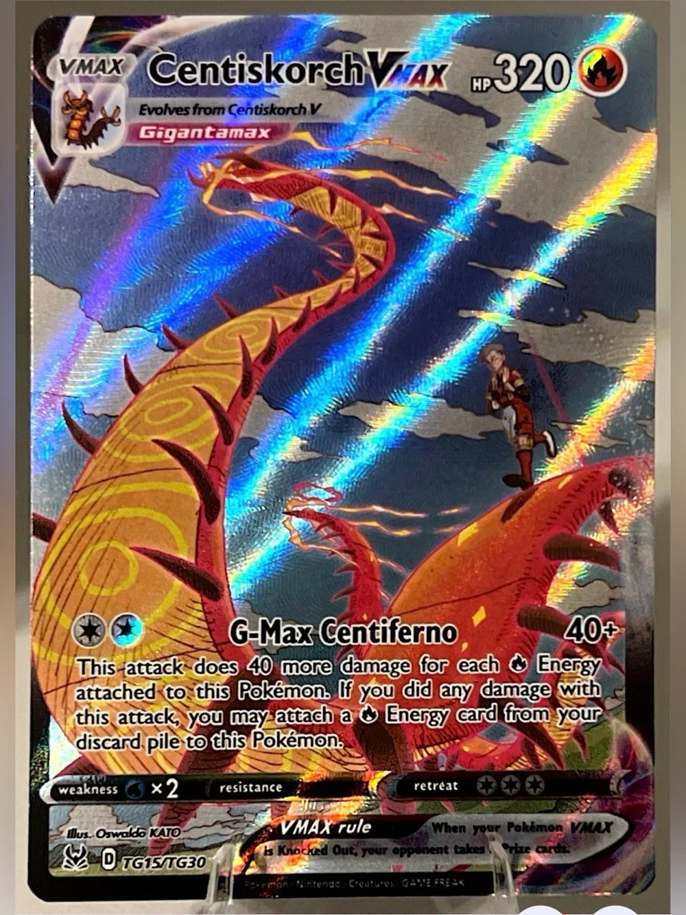 Pokémon TCG: Lost Origin - CENTISKORCH VMAX TG15/TG30 NM